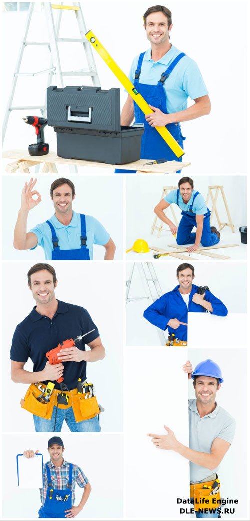 Repairman stock photo