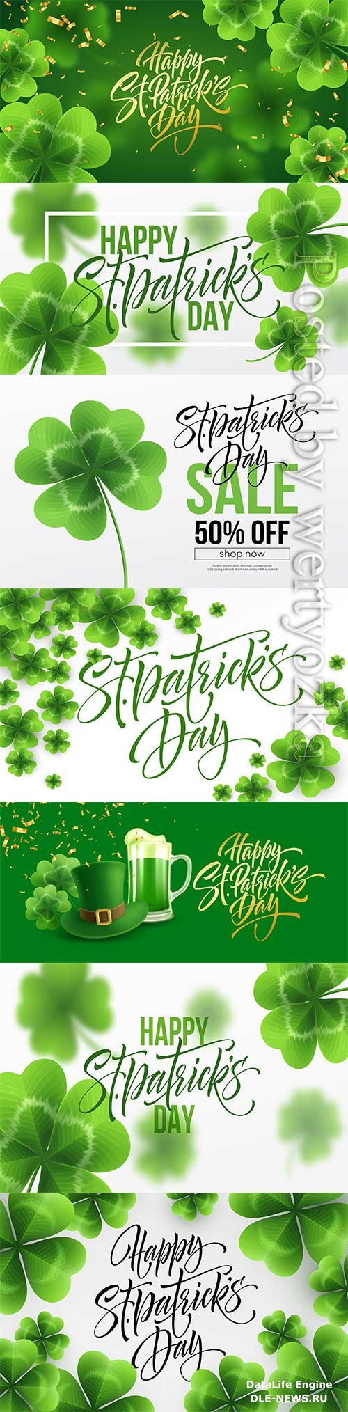 Saint  patricks day vector poster