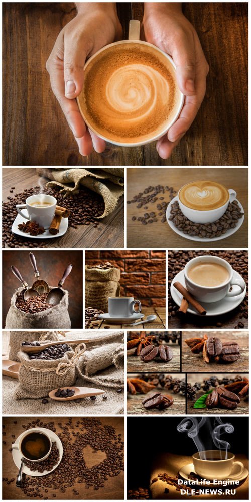 Cinnamon coffee stock photo