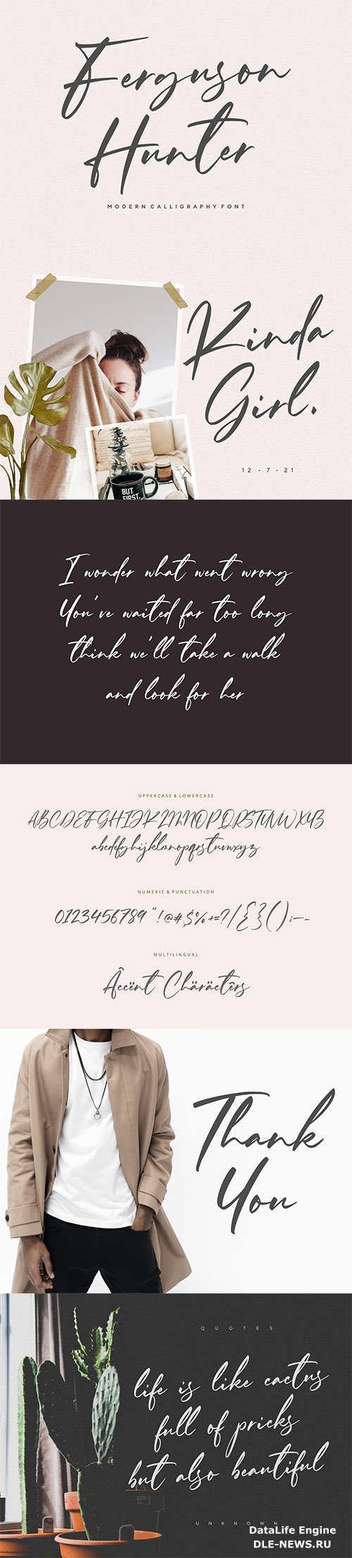 Ferguson Hunter Script Font YH