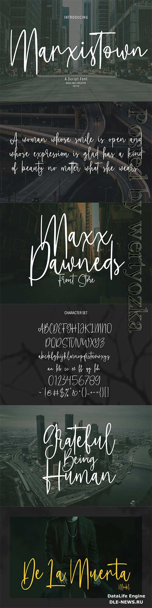 Marxistown Script Font