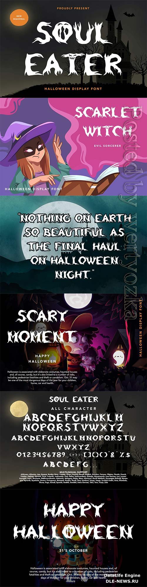 Soul Eater - Halloween Display Font