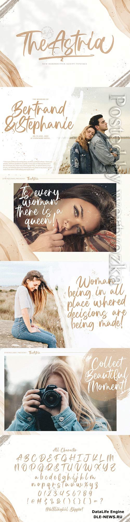 Astria - Handwritten Font 6366249