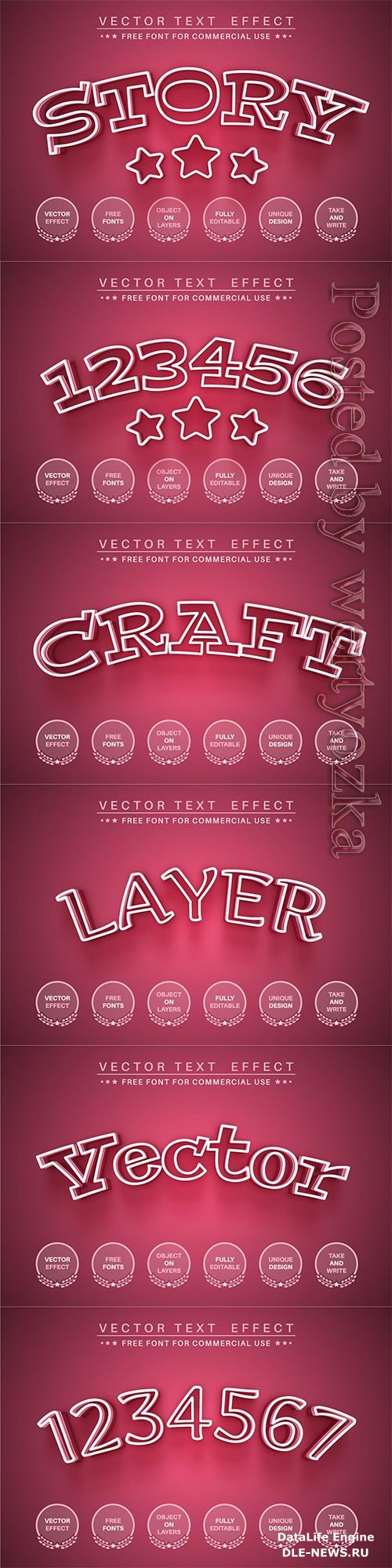 Pink Story - Editable Text Effect, Font Style