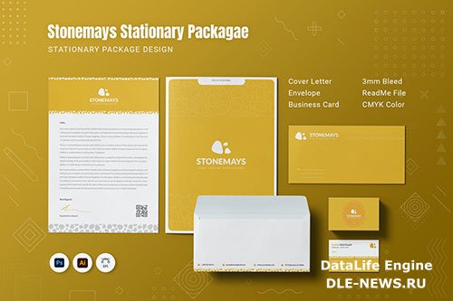 Stonemays Stationery device for brand identity