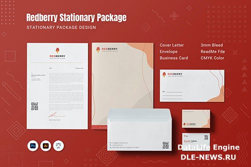 Redberry Stationary device for brand identity