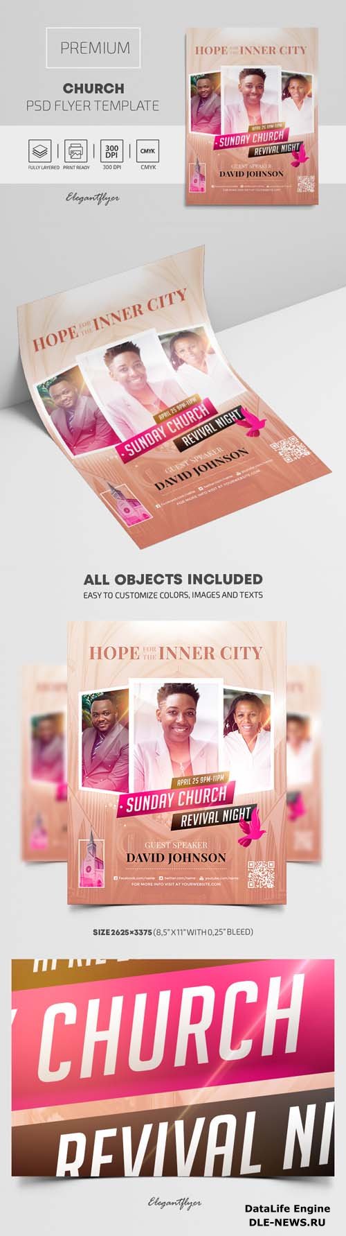 Church PSD Flyer Template