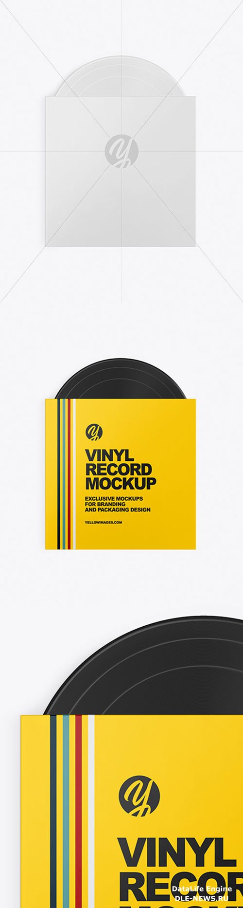 Vinyl Record Sleeve Mockup 86496