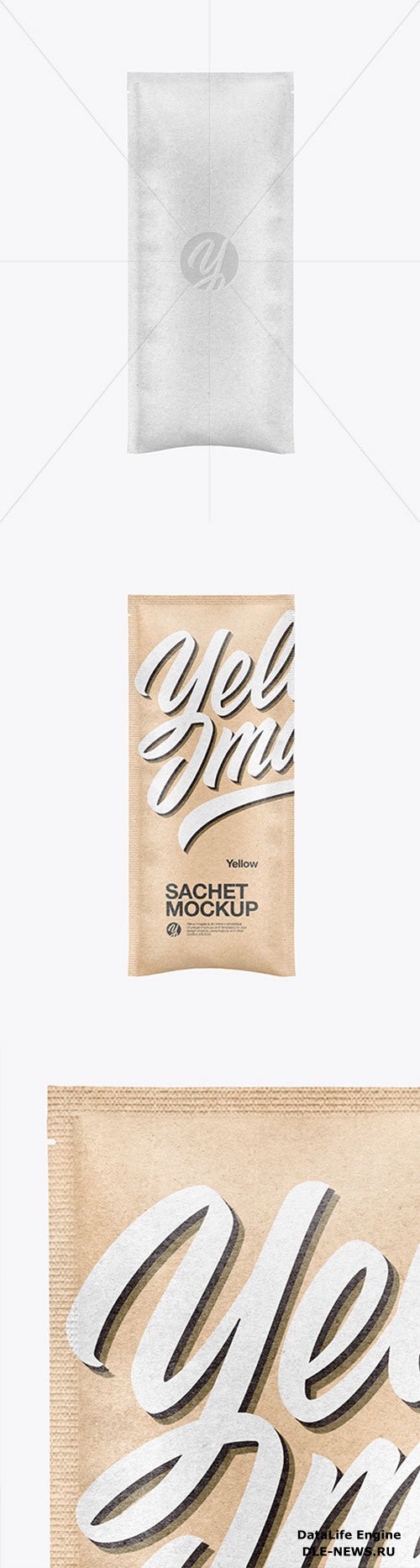 Kraft Paper Sachet Mockup 86400