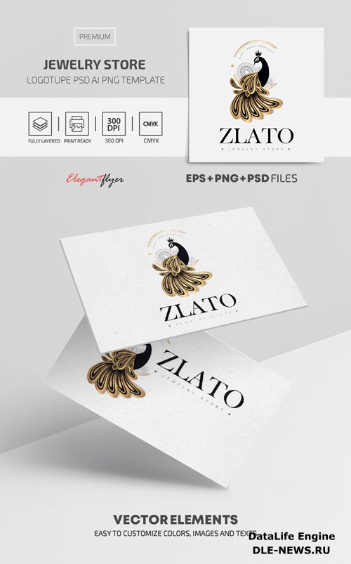 Jewelry Store Premium Logo Template