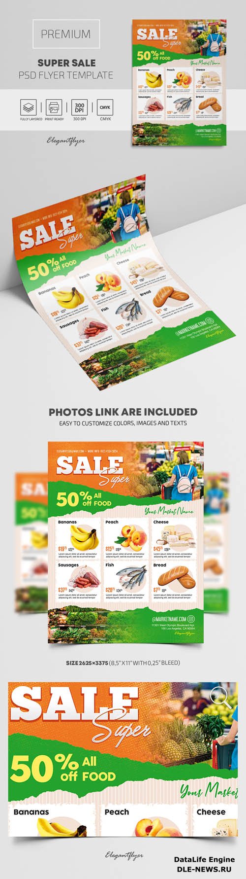 Super Sale Premium Flyer PSD Template