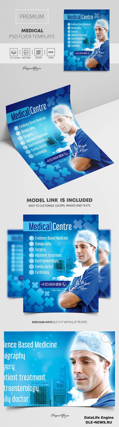 Medical Premium Flyer PSD Template