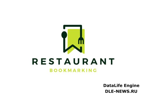 Food Bookmark Logo design template