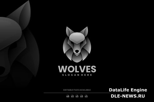 Wolf Gradient Logo