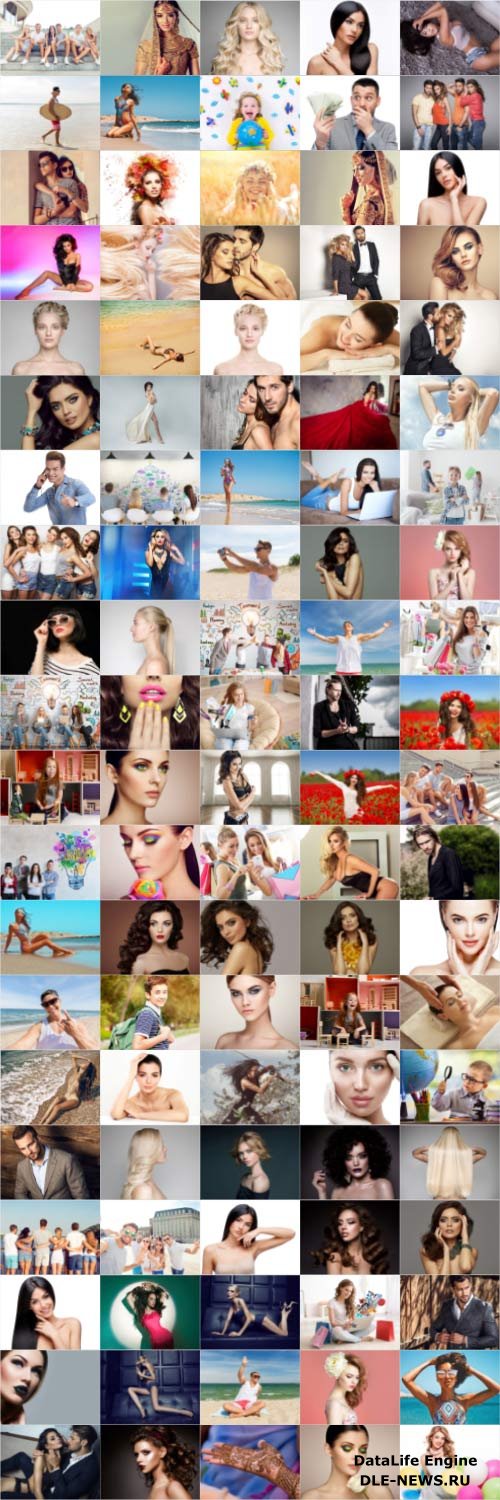 People, men, women, children, stock photo bundle vol 10