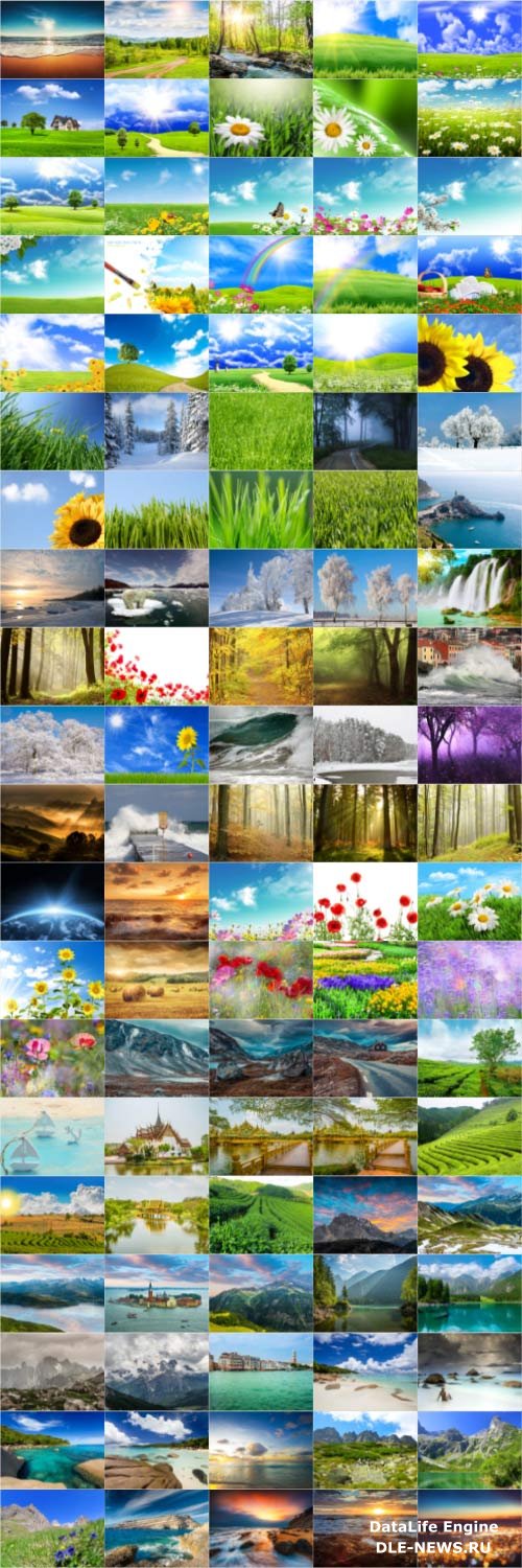 Nature, landscapes, stock photo bundle vol 1