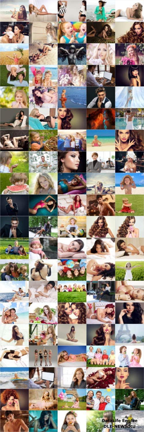 People, men, women, children, stock photo bundle vol 6