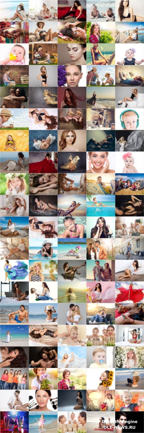 People, men, women, children, stock photo bundle vol 2