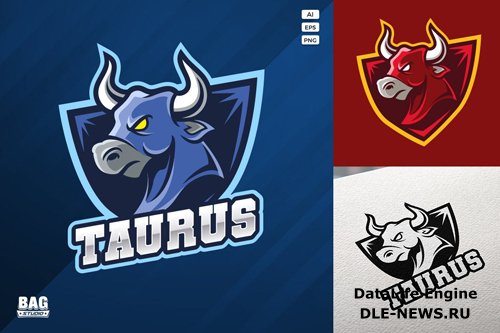 Bull Esport Mascot Logo