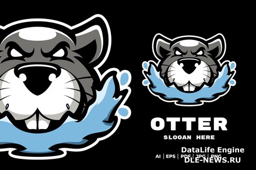 Otter Mascot Logo