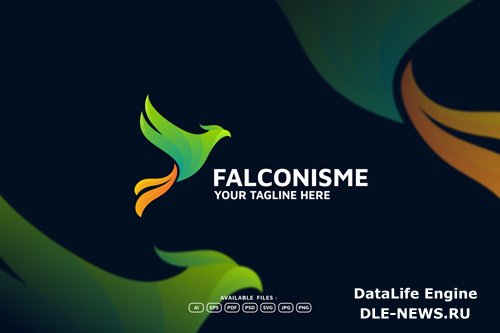 FALCON COLORFUL LOGO TEMPLATE