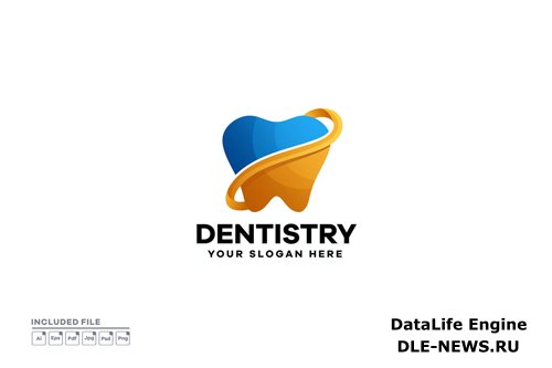 Dentistry Gradient Logo Design