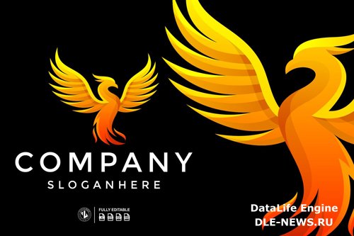 Eagle Gradient Logo Templates