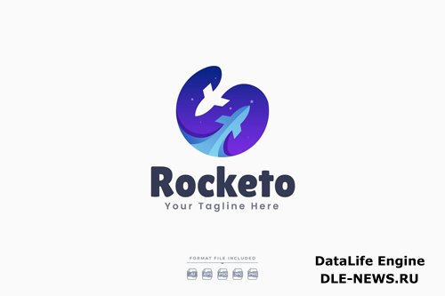 Rocket Logo Template