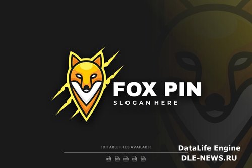 Fox Pin Sport and E Sports Logo