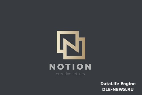 Letter N Logo design Luxury Fashion