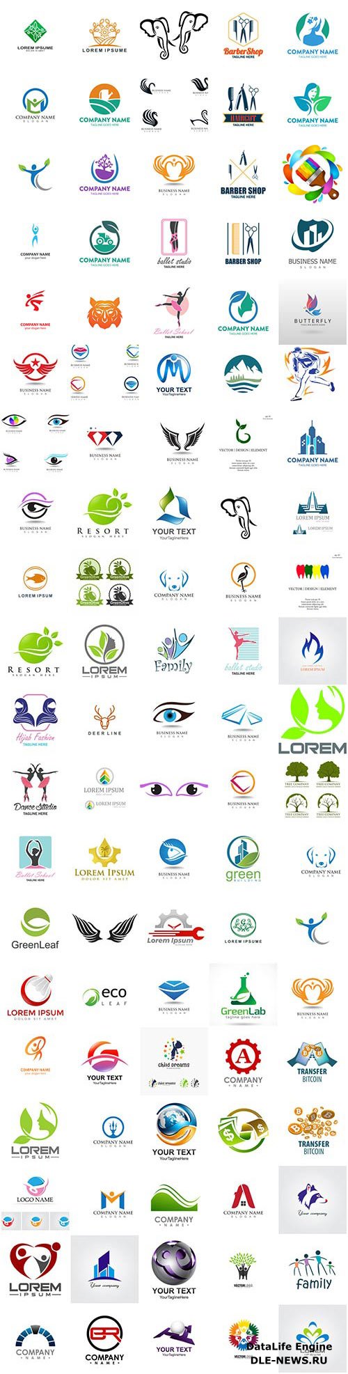 100 Bundle logo  vector design vol 12