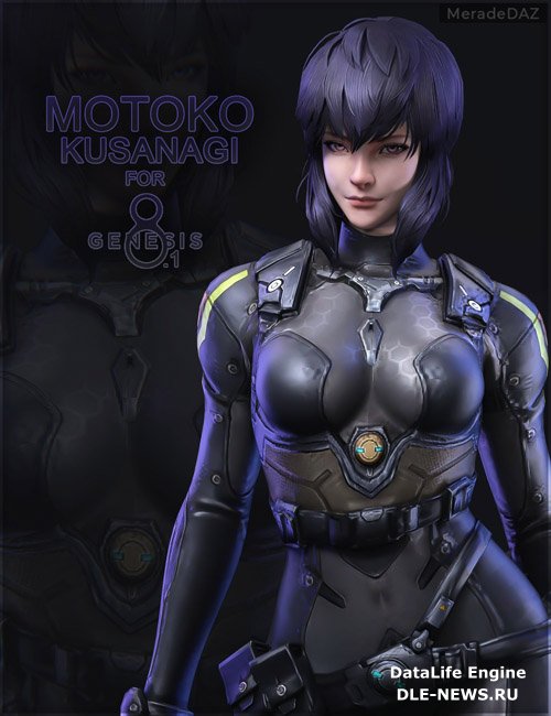 Motoko Kusanagi For Genesis 8 and 8 1 Female