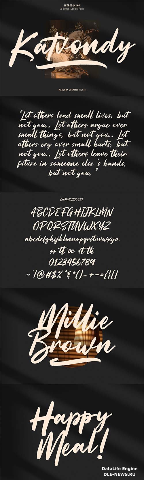 Katvondy Marker Brush Script Font