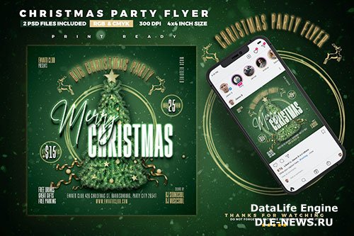 Big Christmas Party Flyer