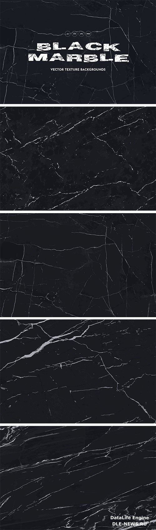 Black Marble Vector Texture Backgrounds