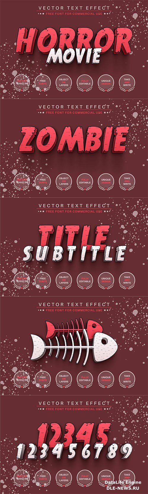 Horror Movie - Editable Text Effect, Font Style