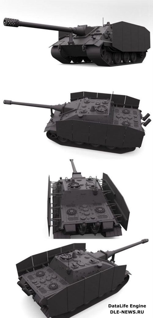 3D Models PANTHER TANK DESTROYER