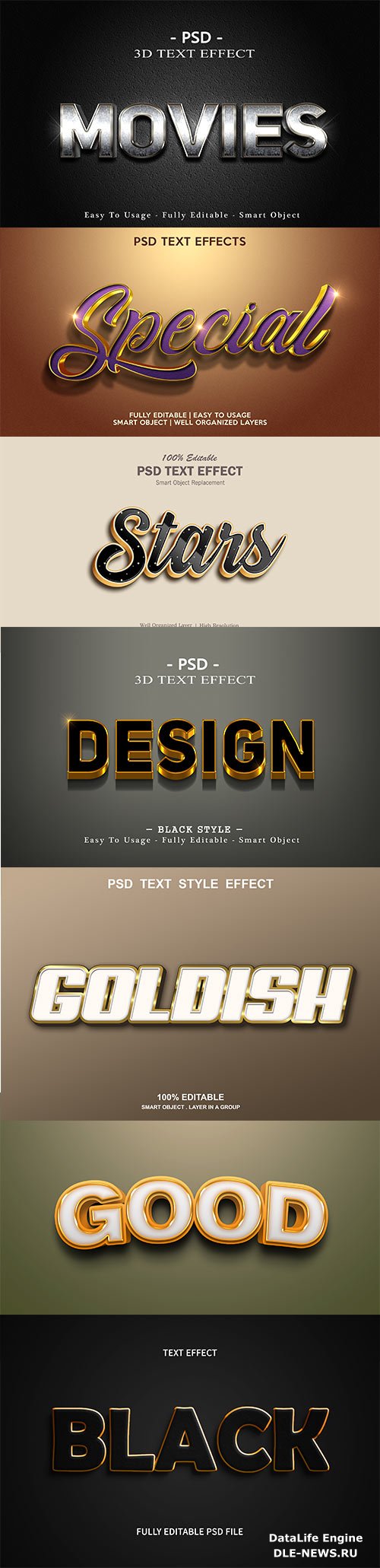 Psd text effect set vol 72