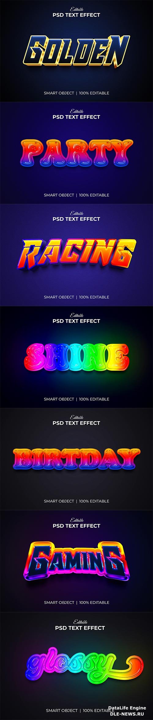 Psd text effect set vol 69