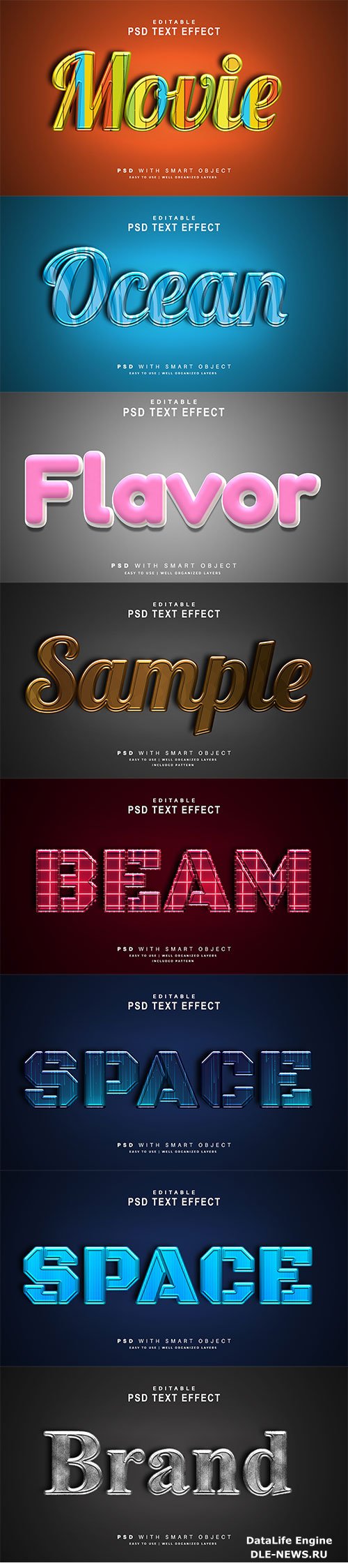 Psd text effect set vol 66