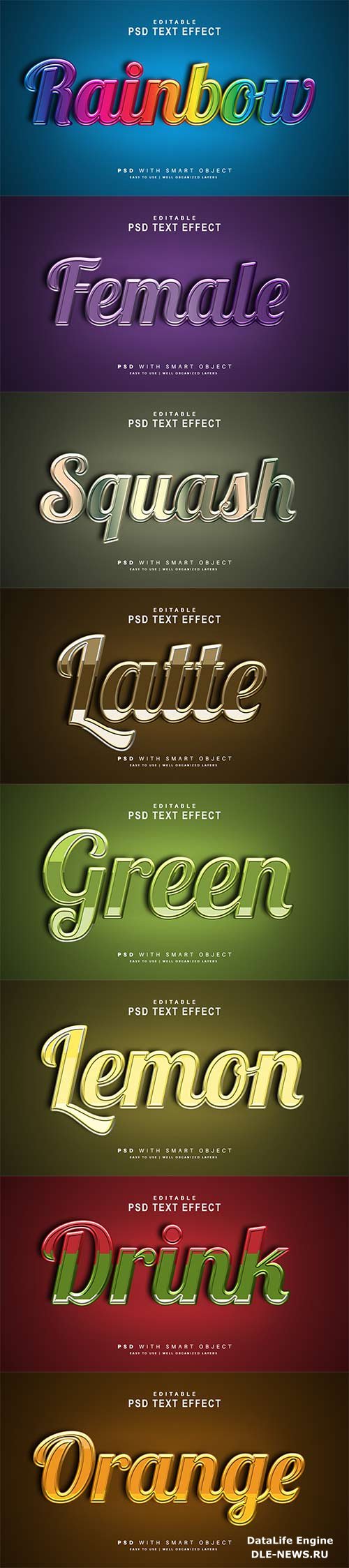 Psd text effect set vol 64