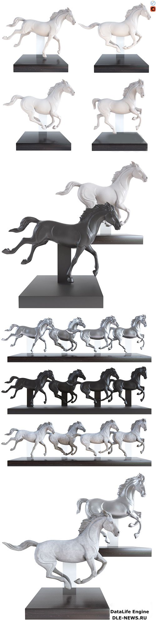 3D Models LLADRO GALLOP