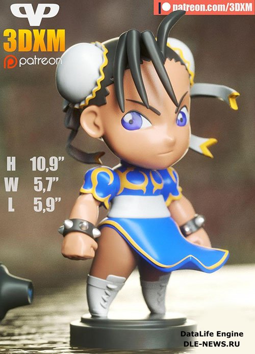 3DXM - Chun-Li Chibi