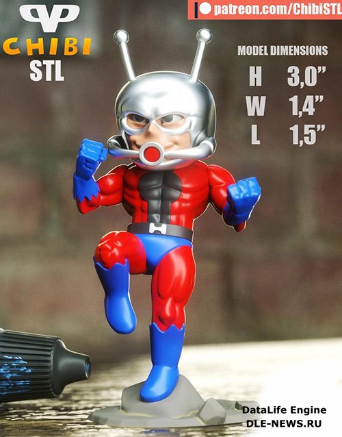 3DXM - Ant-Man Chibi (Marvel)