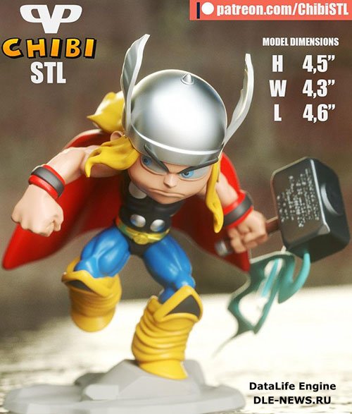 3DXM - Thor Chibi (Marvel)