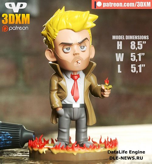 3DXM - Constantine Chibi