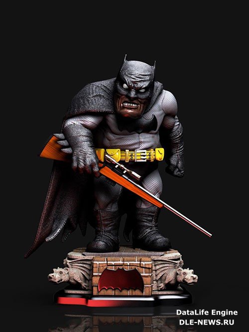 Batman with a rifle