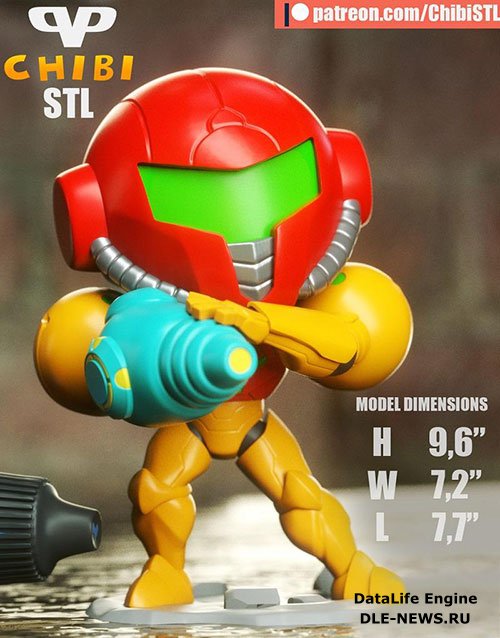 3DXM - Metroid Prime Chibi