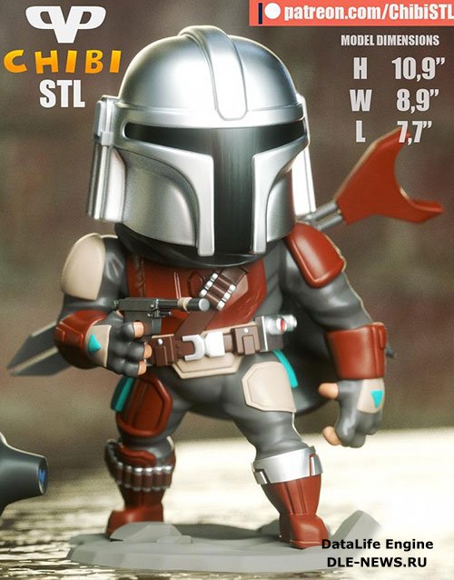 3DXM - Mandalorian Chibi