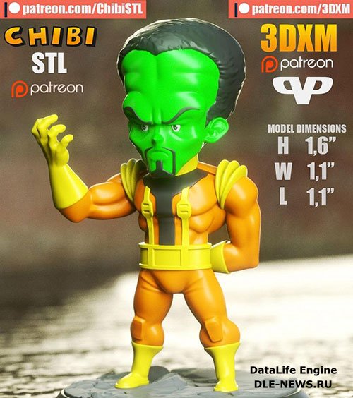 3DXM - The Leader Samuel Sterns Chibi